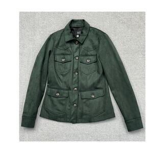 Kut From The Kloth Women's Teal Faux Suede Jacket Size XS #65382